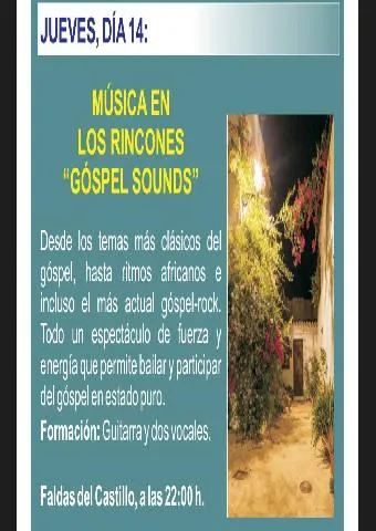 Música en los rincones 
